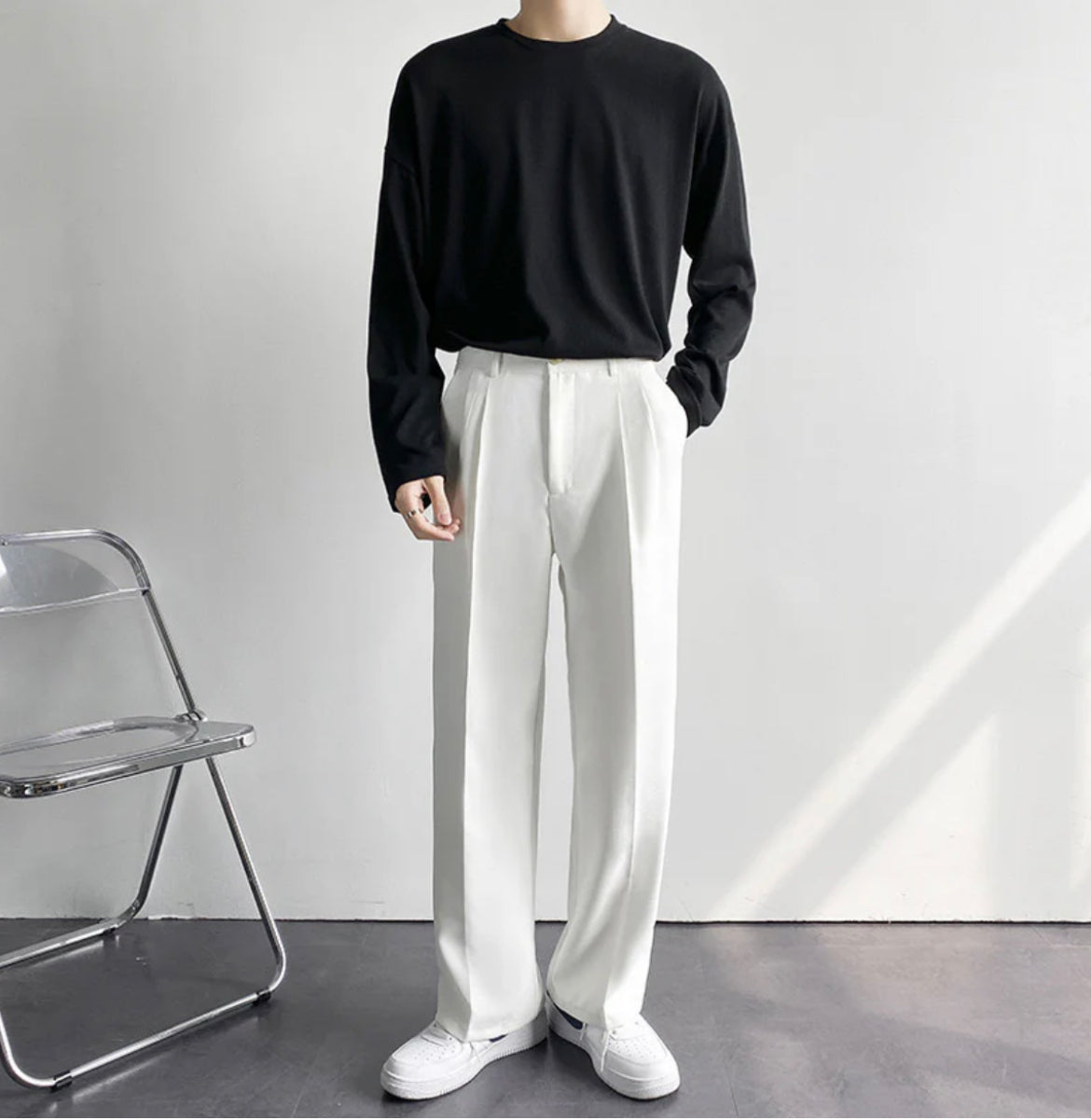 FITTED TROUSERS